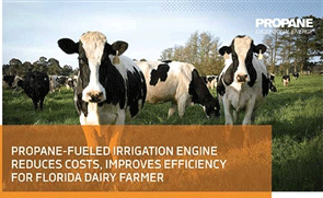 propane fueled dairy farm
